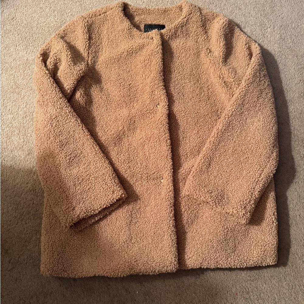 Sanctuary Camel Teddy Jacket